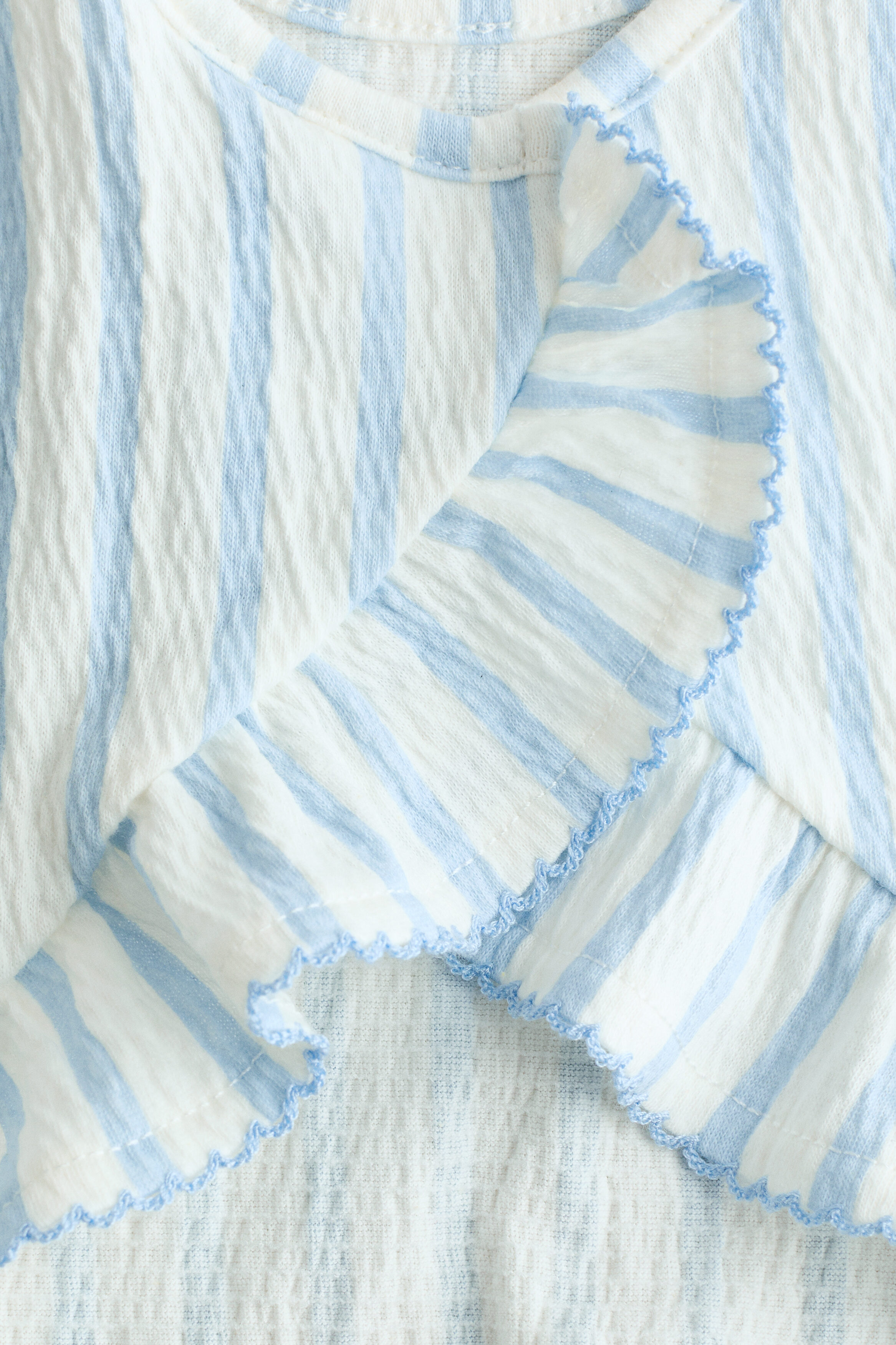2-piece crinkled cotton set
