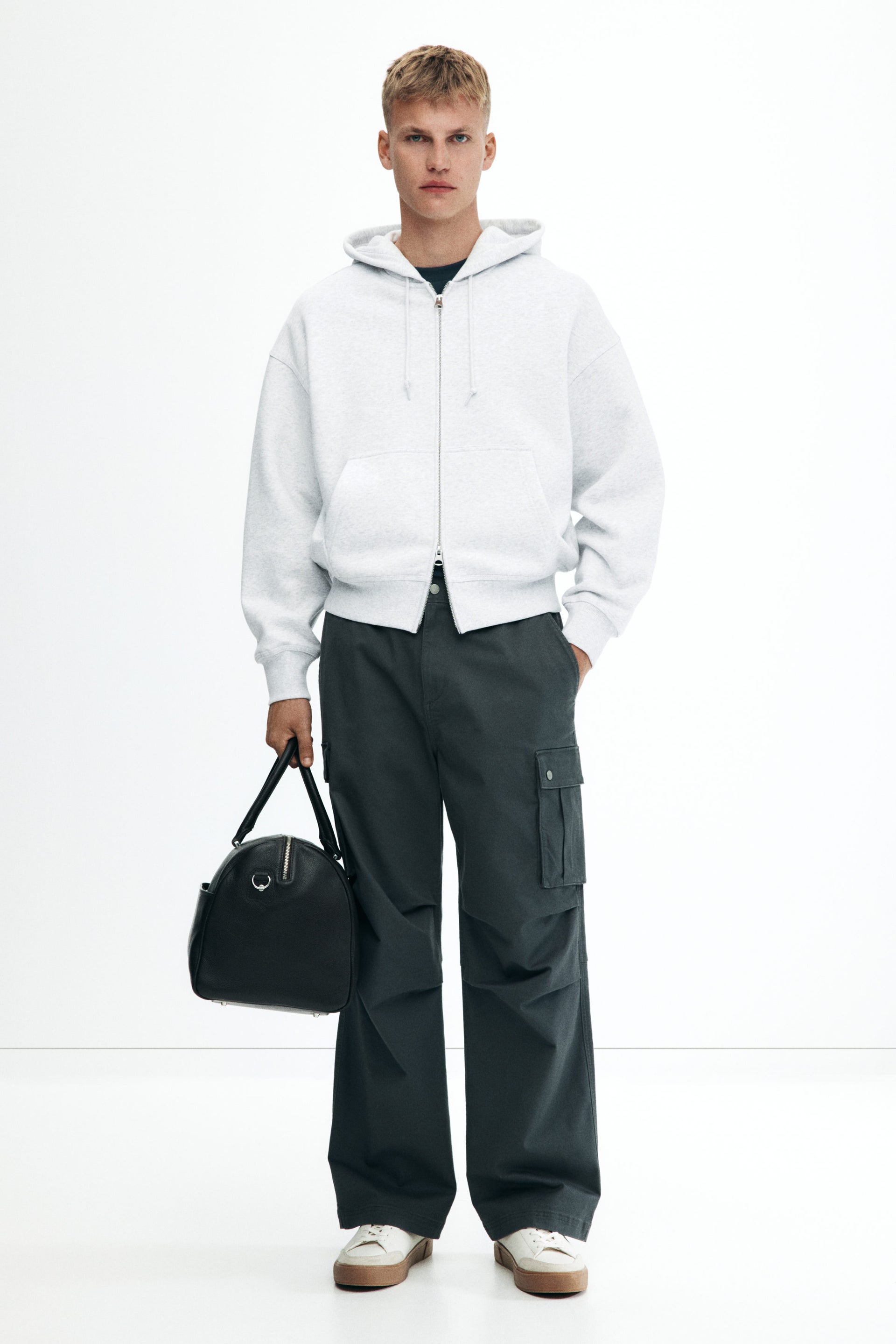 Oversized Fit Hooded Jacket