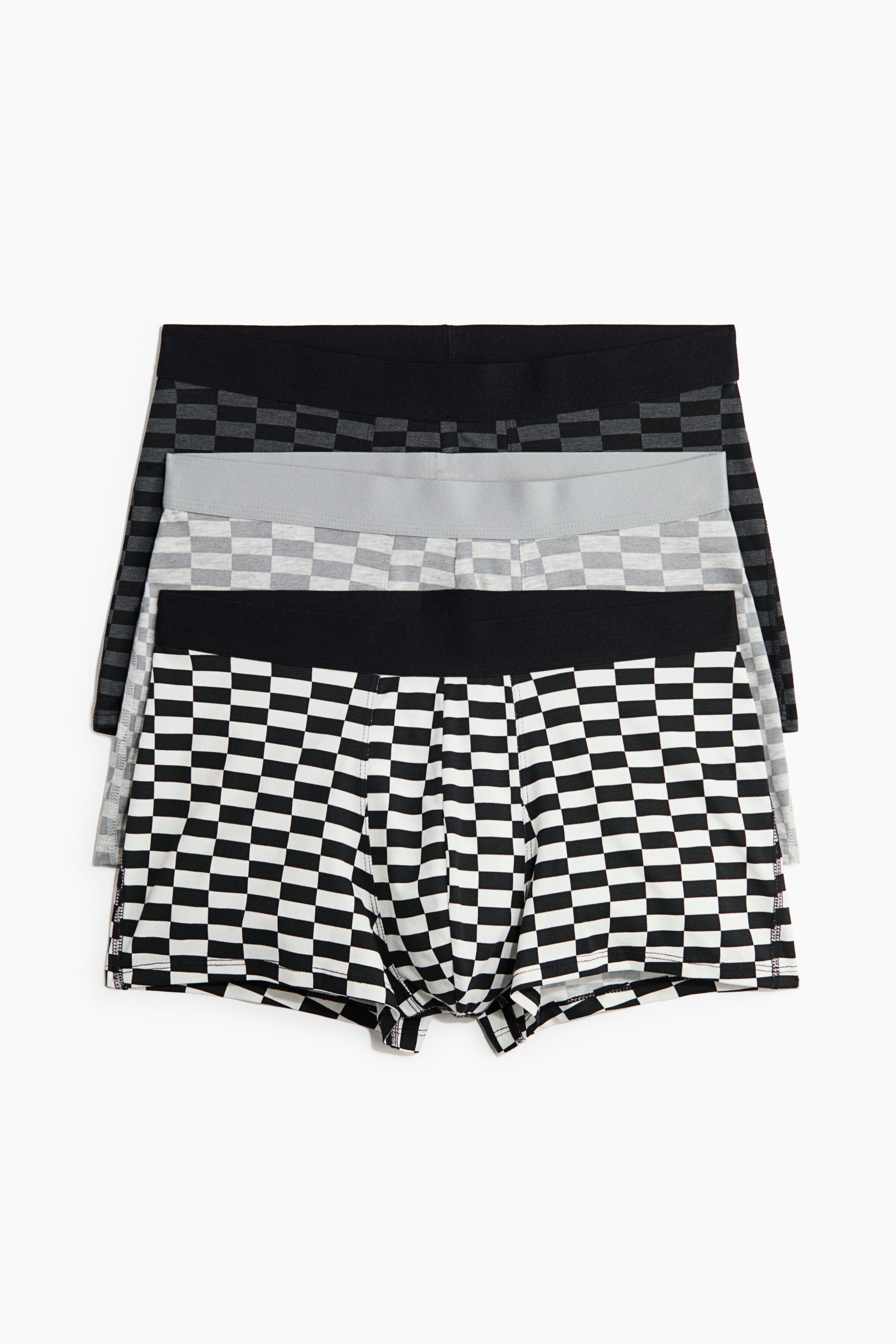 3-pack cotton short trunks