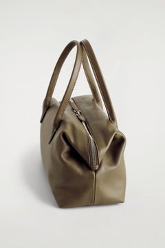 MONTMARTRE BOWLING BAG - LEATHER — BROWN MEDIUM DUSTY 5