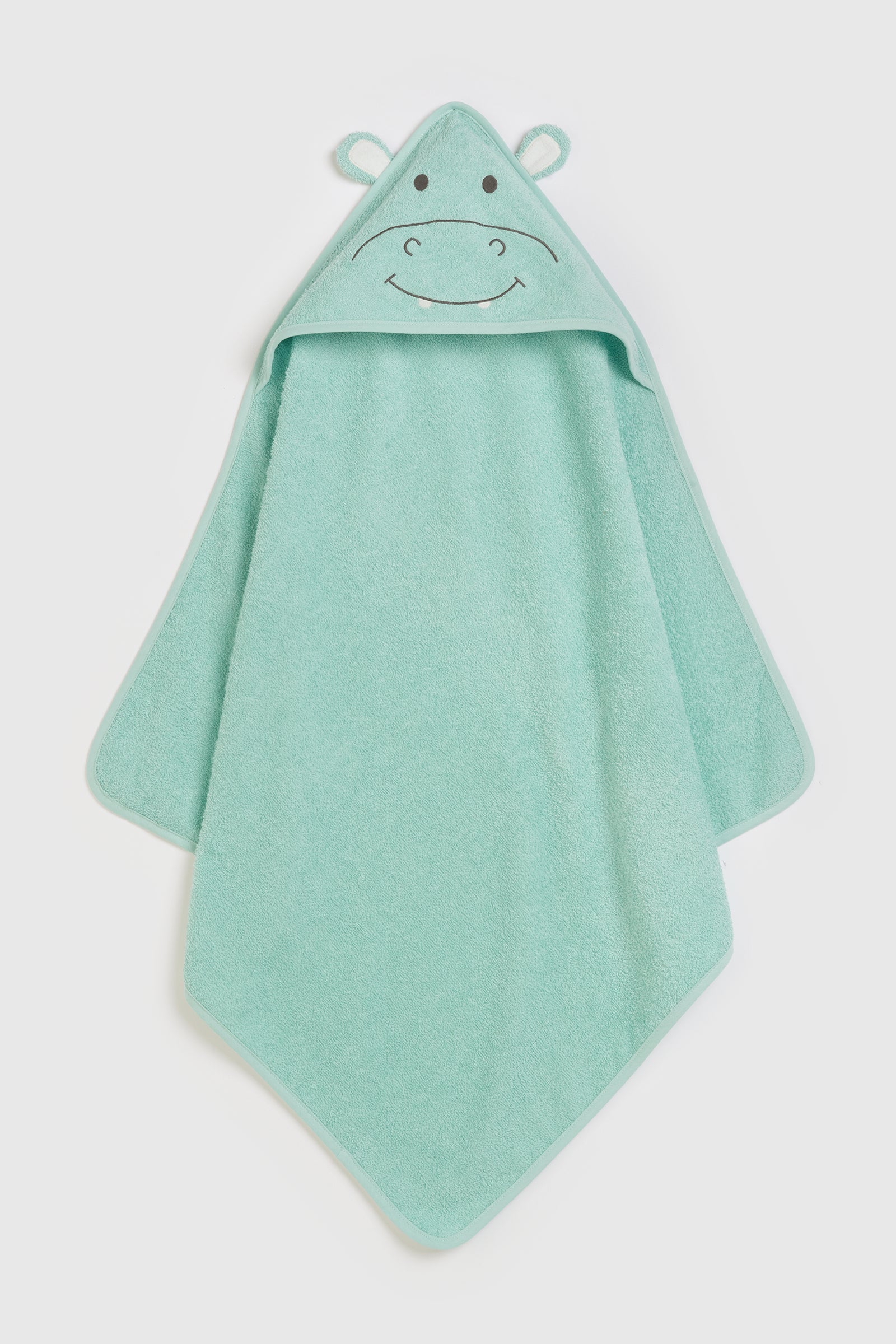 Mothercare Hippo Cuddle and Dry Hooded Towel