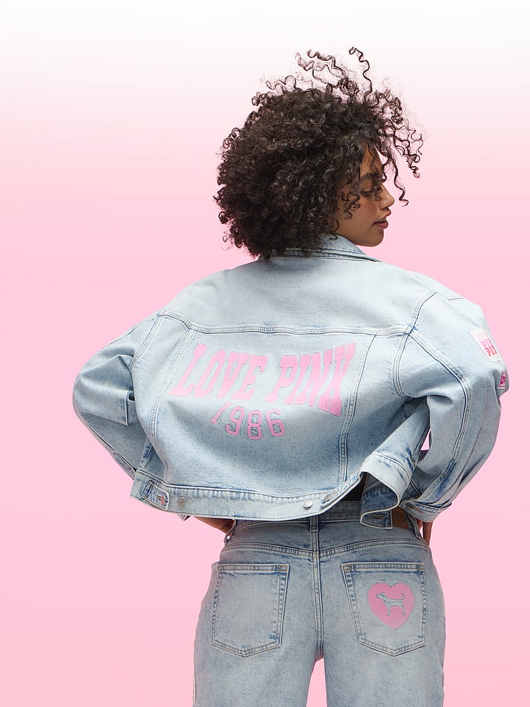 Denim by PINK Boyfriend Trucker Jacket