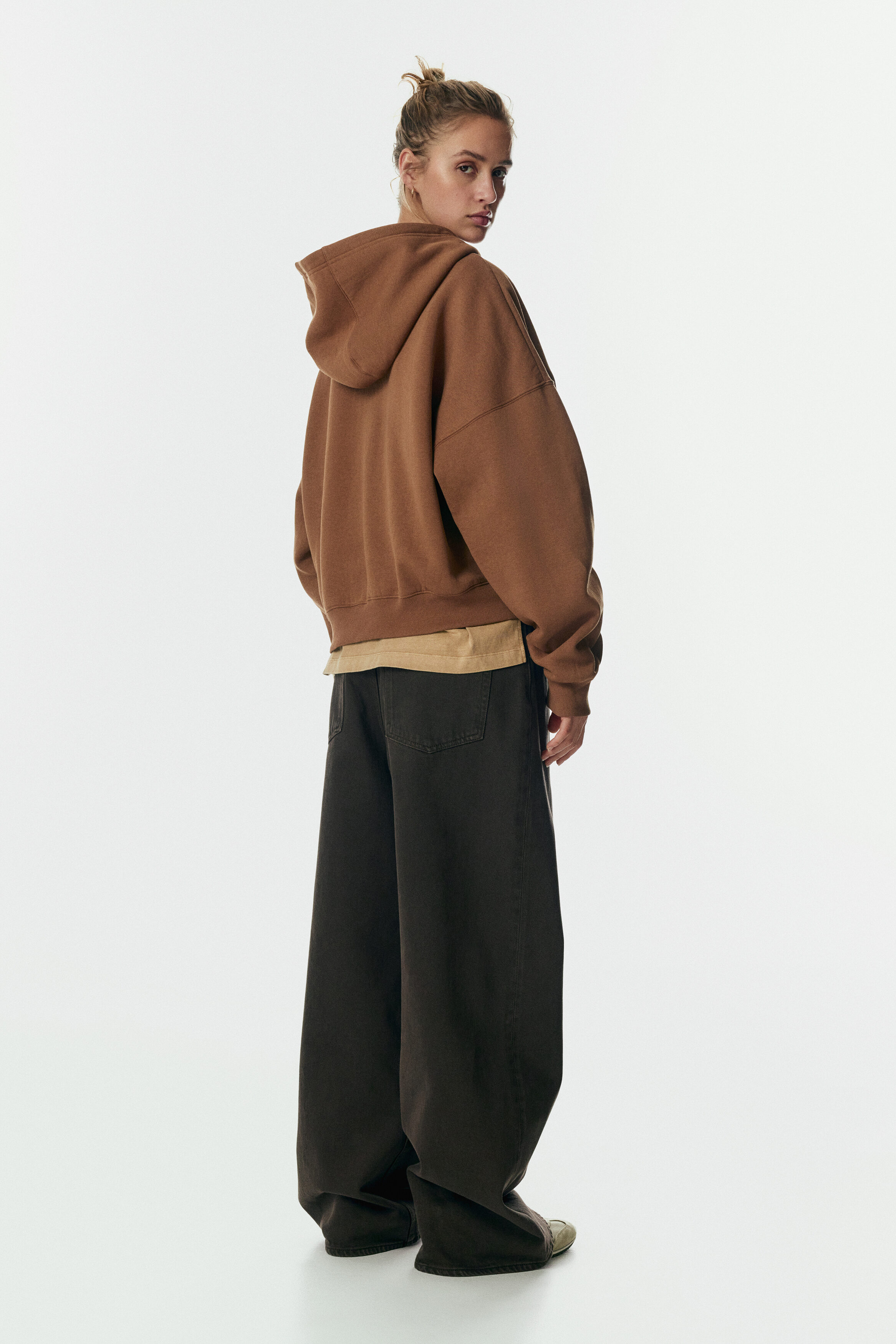 Zip-through hoodie