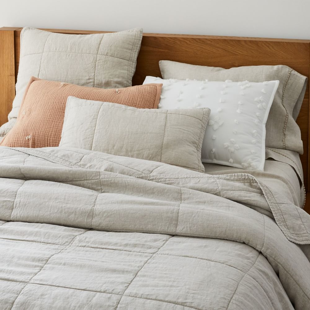 Bedroom West Elm Belgian Flax Linen Duvet Cover Review West Elm - Main Image