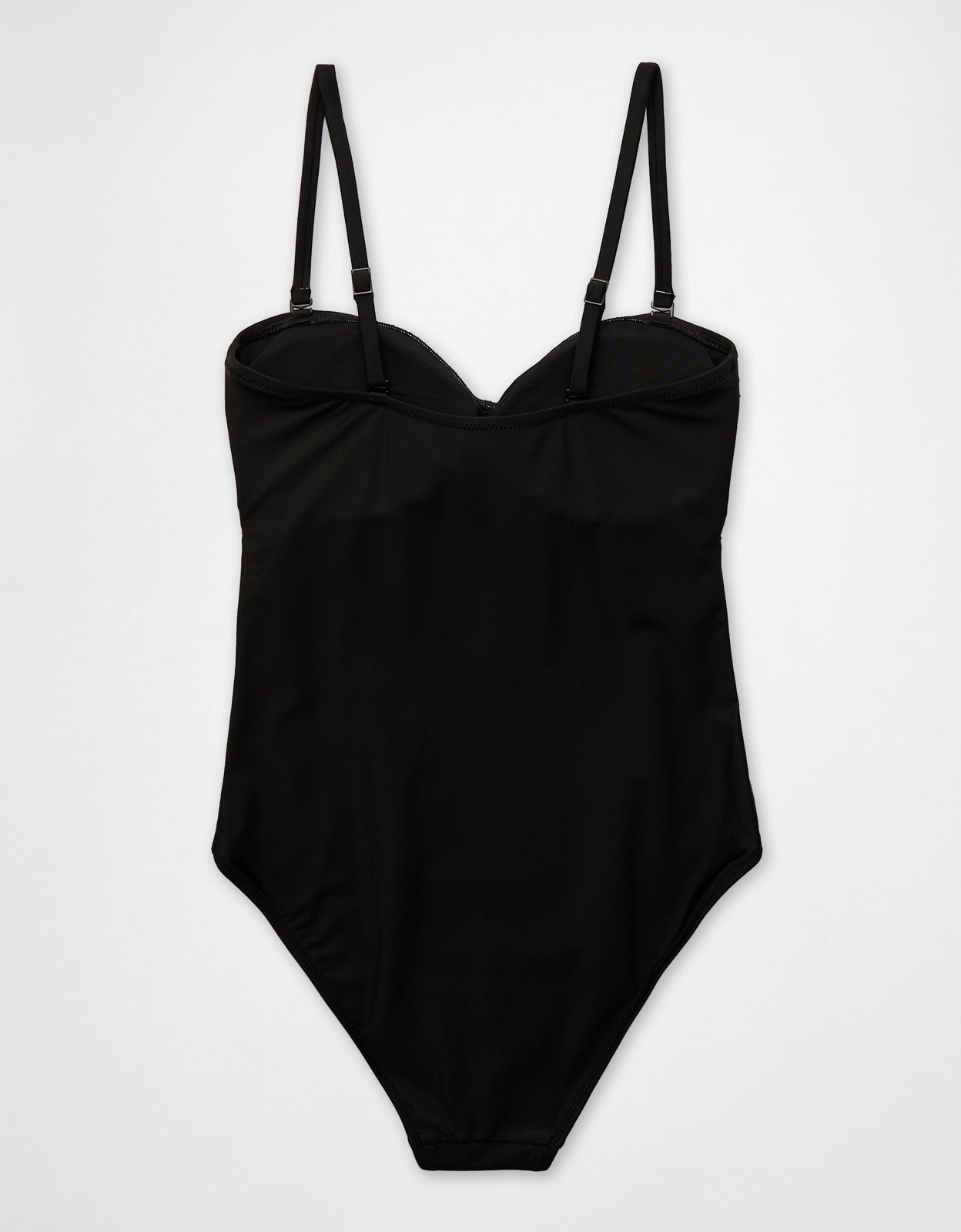 Aerie Bandeau Cut Out Full Coverage One Piece Swimsuit