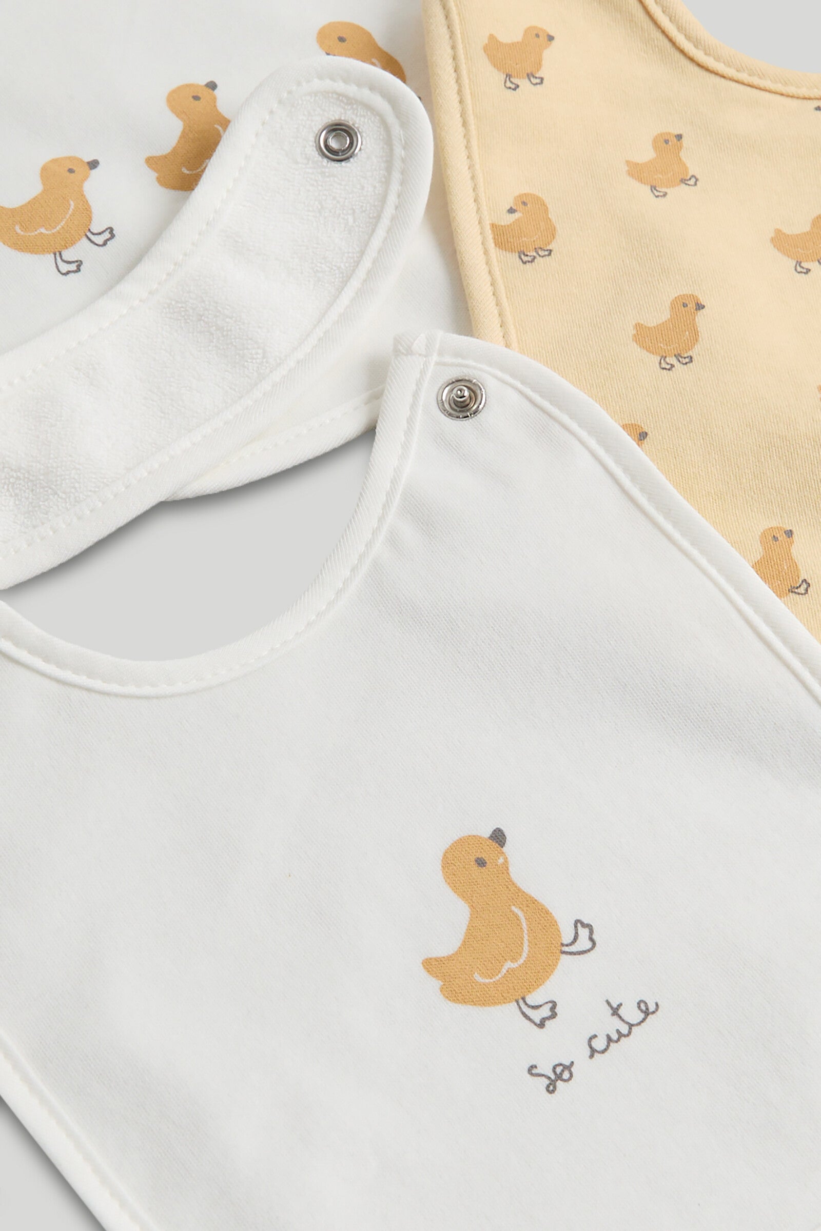 3 Pack Duckling Newborn Bibs