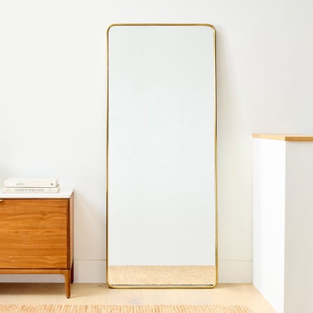 Modern Streamline Floor Mirror Modern Streamline Floor Mirror
