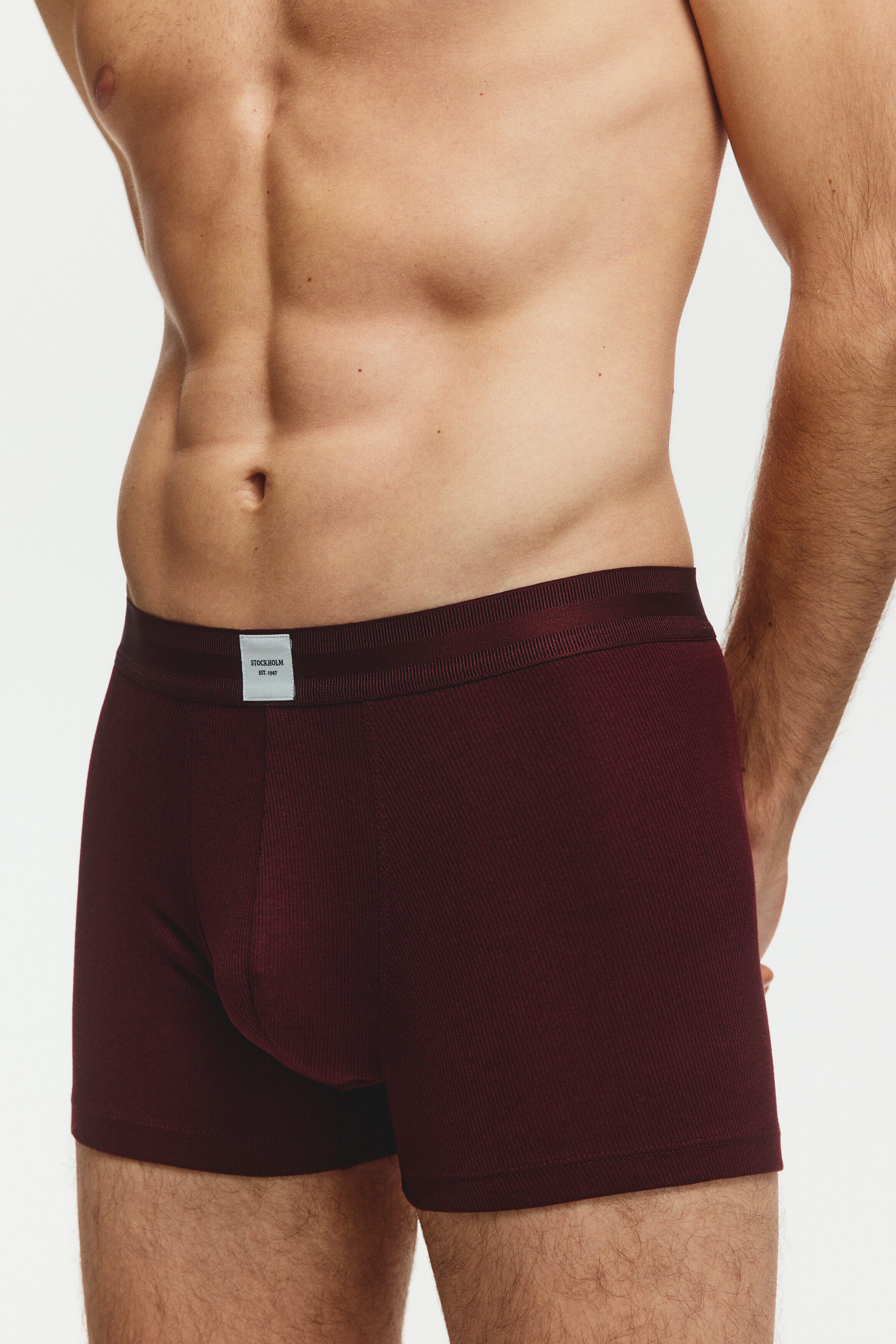 3-pack ribbed short trunks
