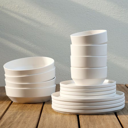 Modern Melamine Dinnerware Collection