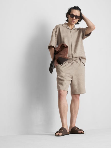 The Edit Textured Shorts