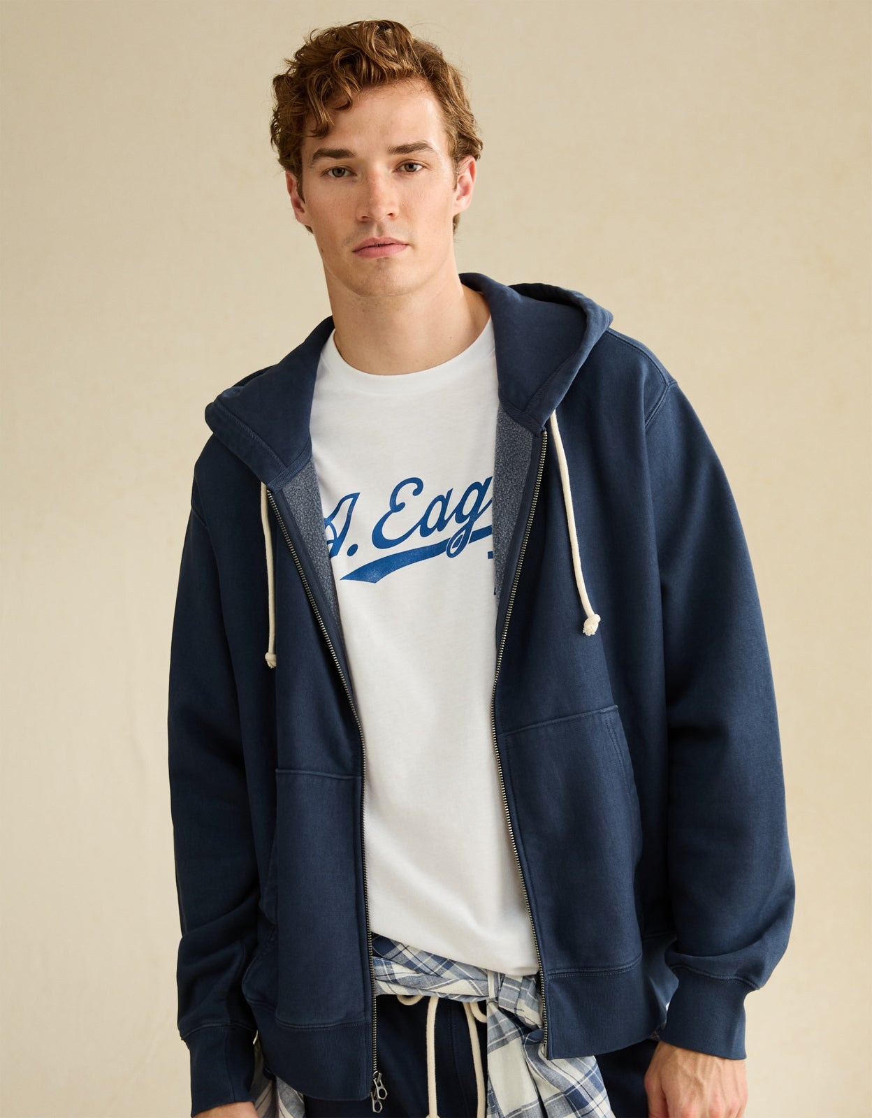 AE Laidback Luxe Full-Zip Hoodie
