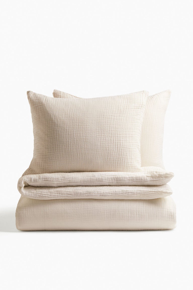 Muslin King/Queen Duvet Cover Set