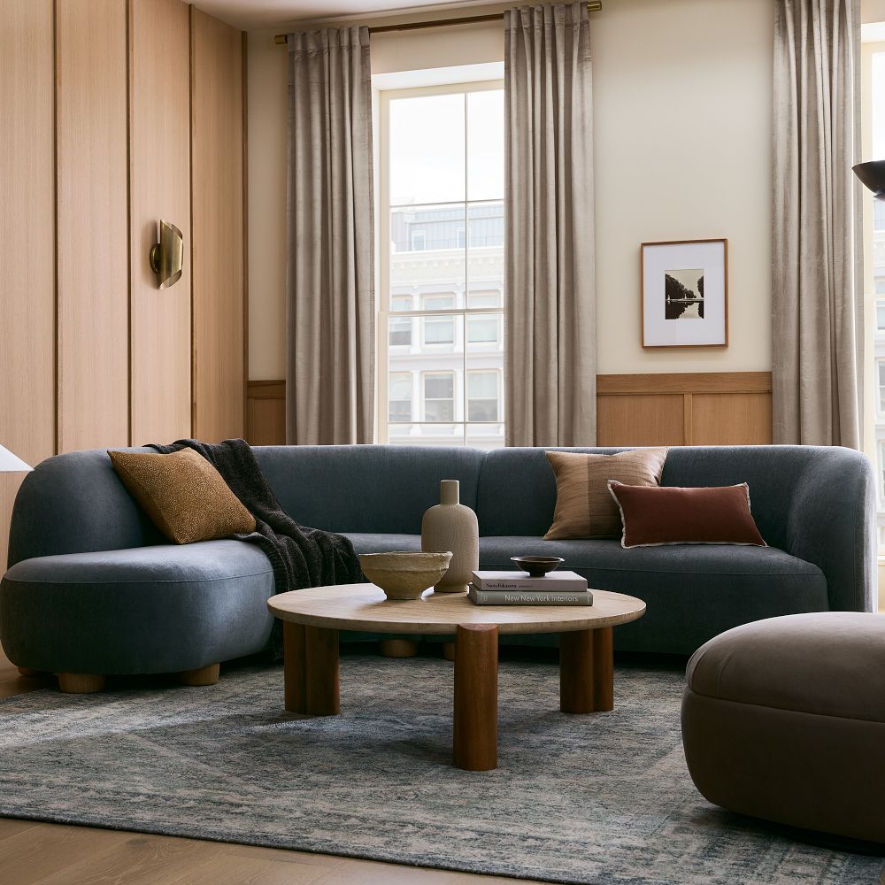 Laurent 2-Piece Wedge Chaise Sectional (111.5")