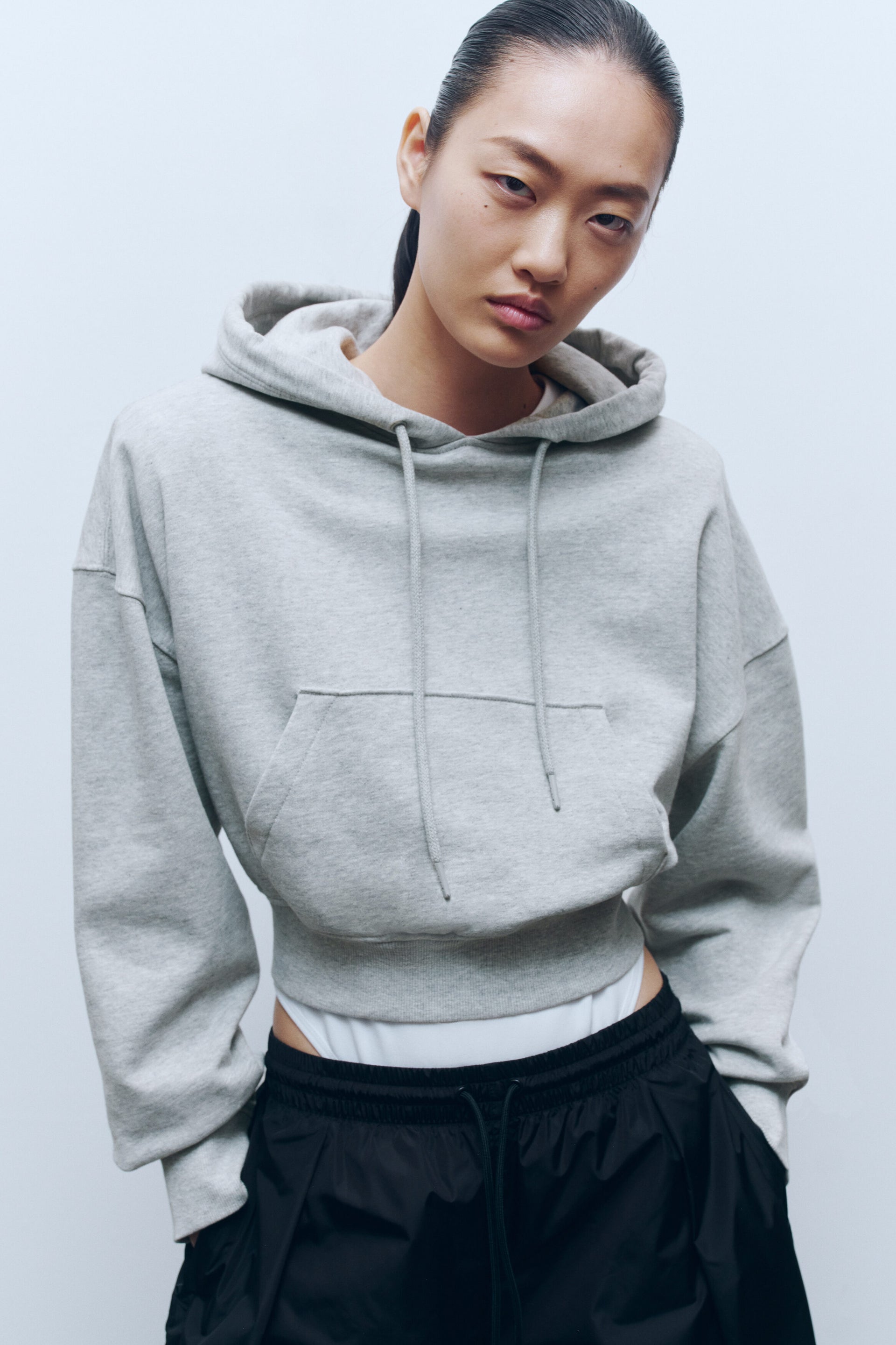 Cropped hoodie