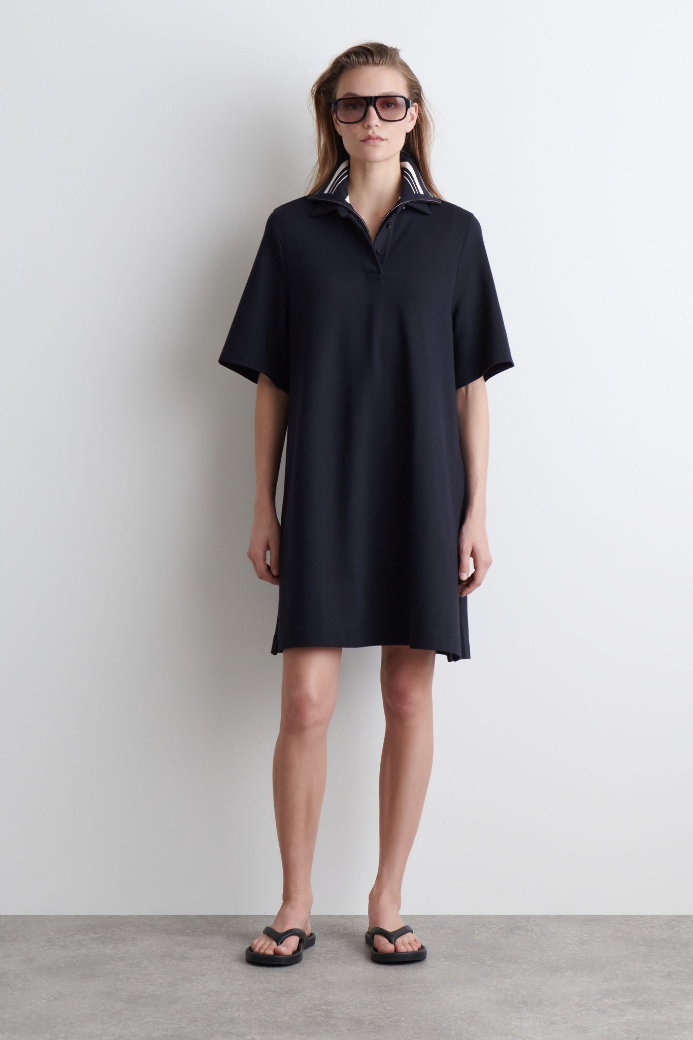 cos jersey polo mini dress COS Jersey Polo Mini Dress