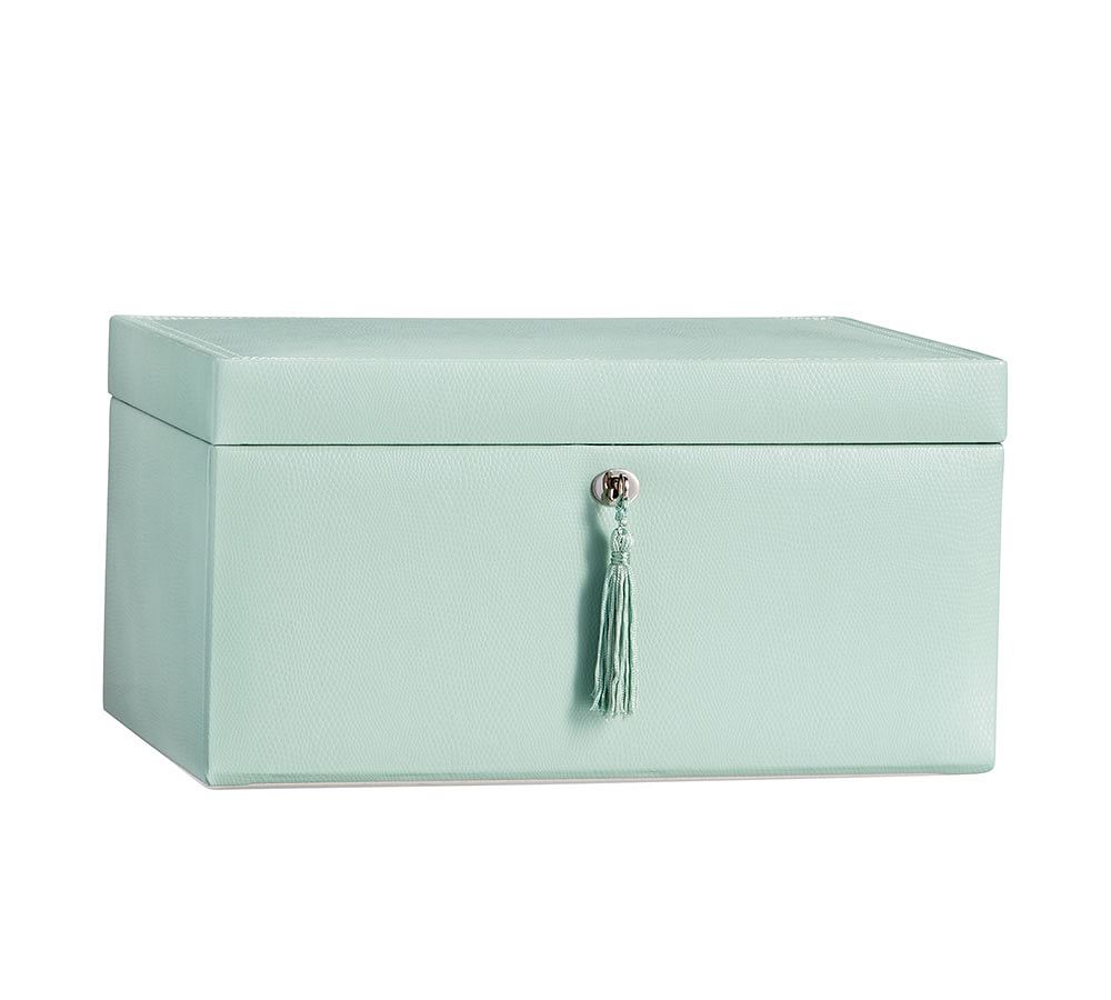 Buy McKenna Leather Large Jewelry Box online in KSA