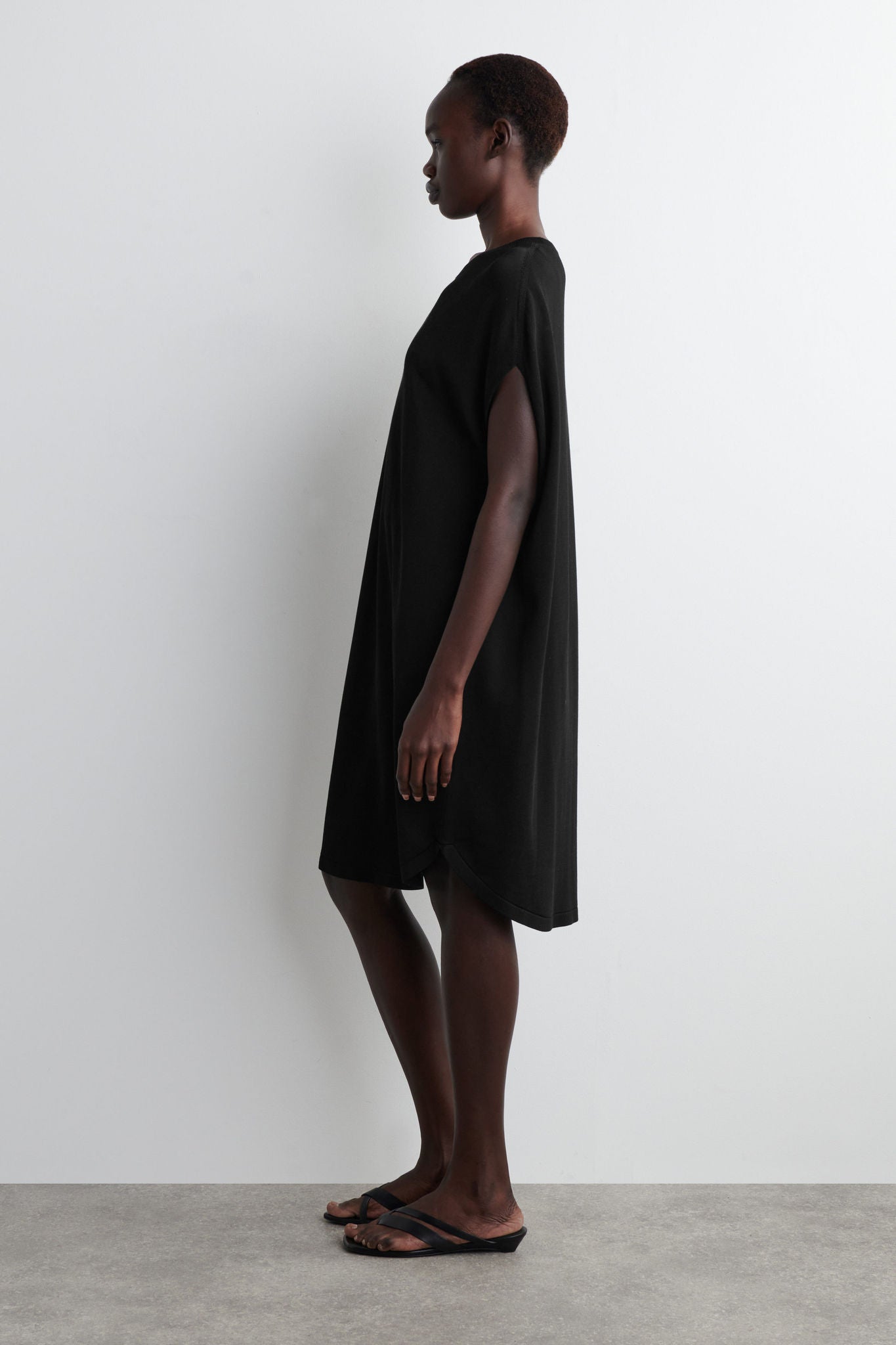 Circle-cut Knitted Mini Dress | COS UAE Circle-cut Knitted Mini Dress | COS UAE