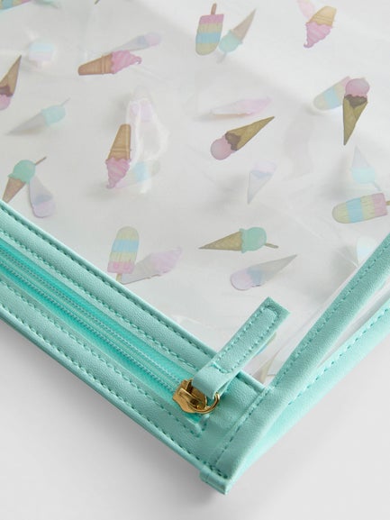 Ice Cream Clear Pouch