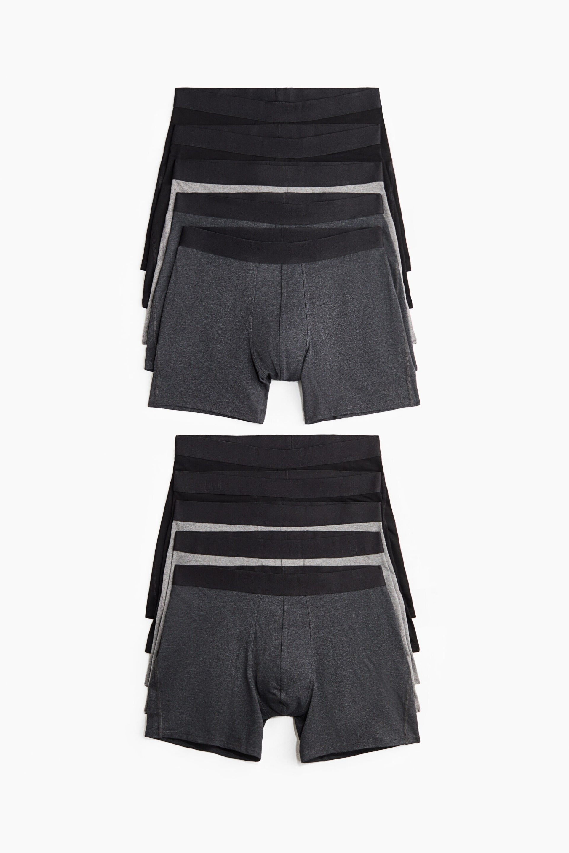 10-pack cotton mid trunks