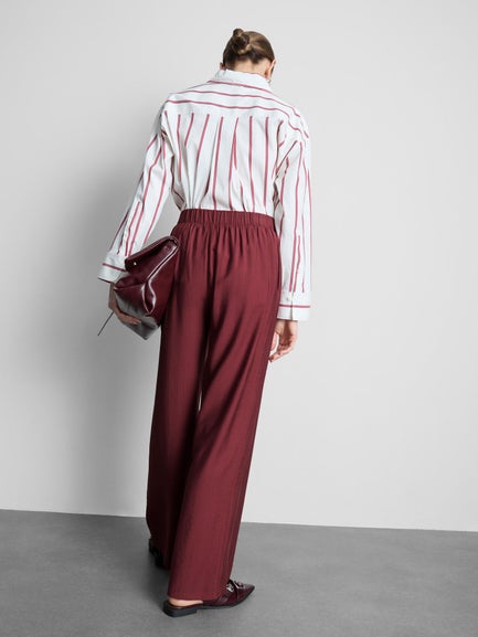 Bow Detail Palazzo Trousers
