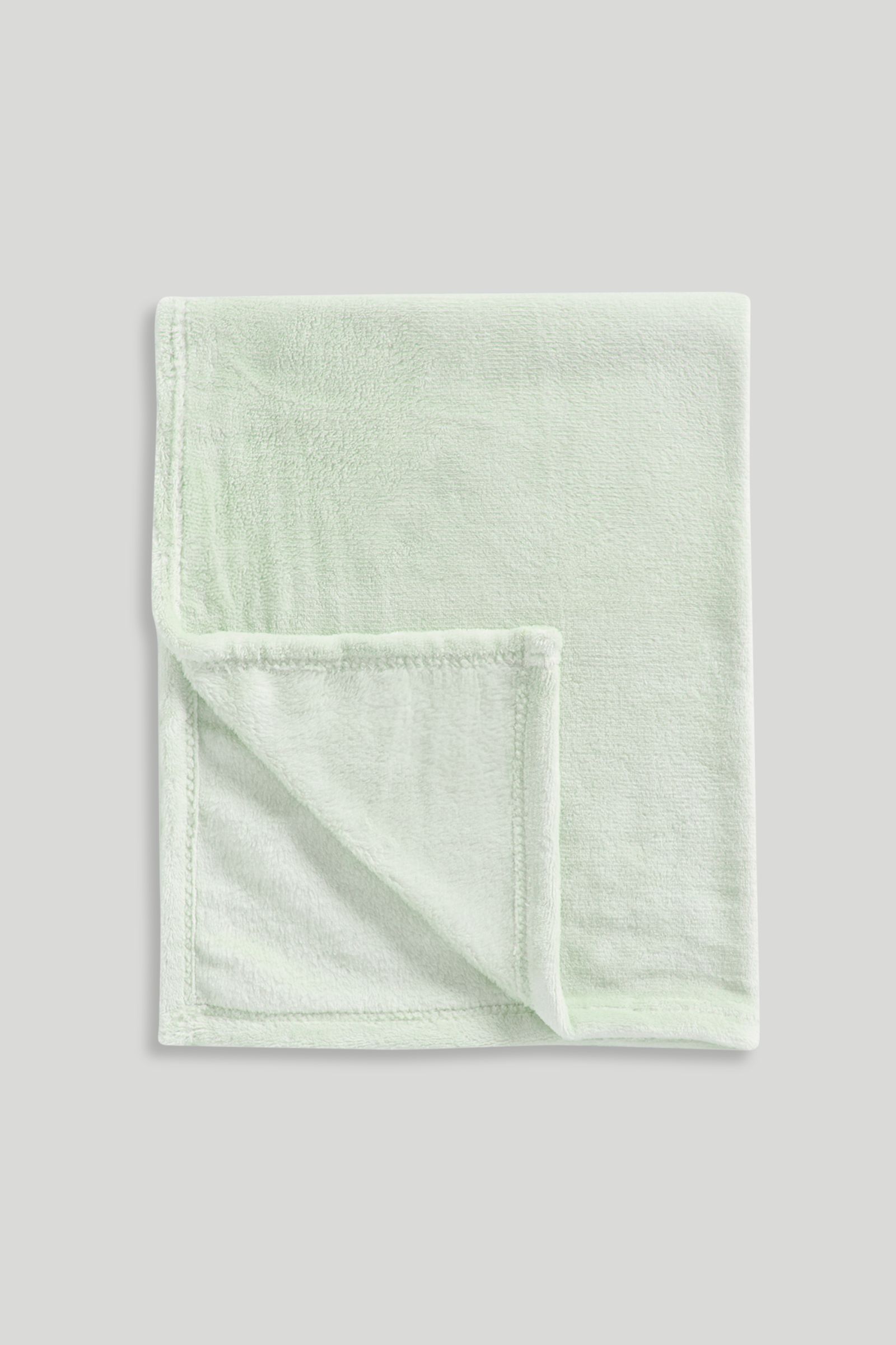Mothercare Green Fleece Blanket (Cot Bed)