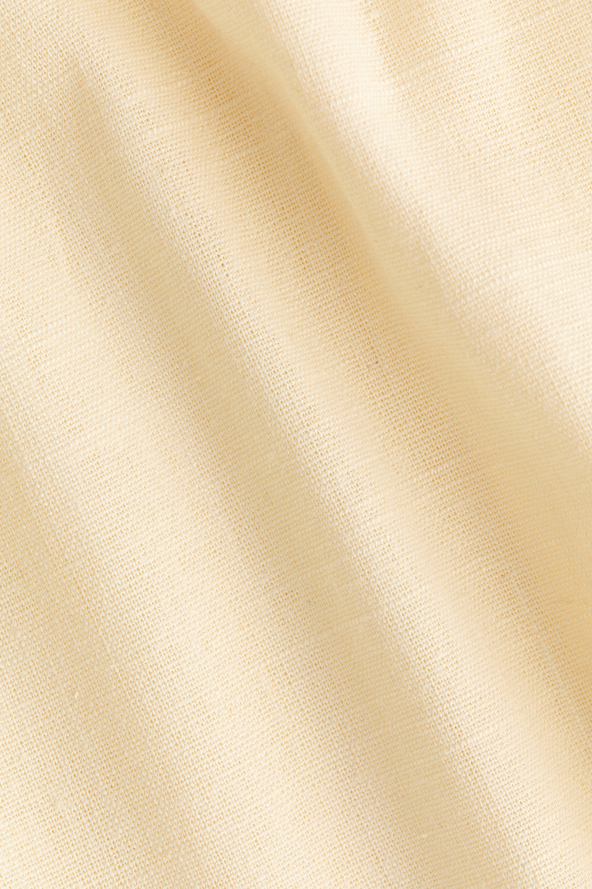 Linen-blend drawstring trousers