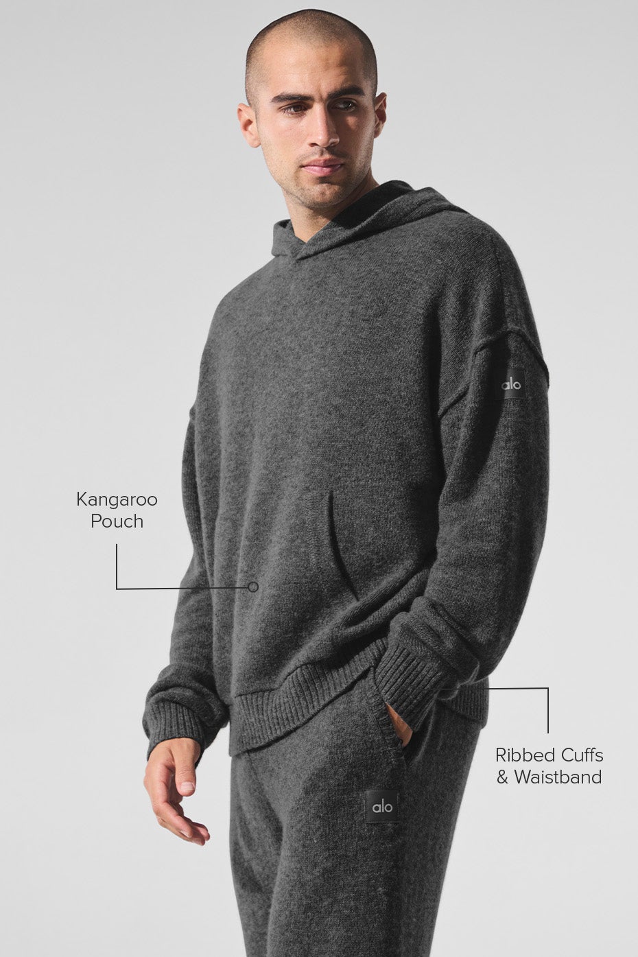 スウェット・トレーナー [Alo Yoga] New Class Cashmere Hoodie New Class Cashmere Hoodie | Alo Yoga Qatar