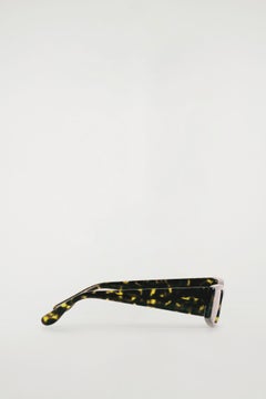 SLIM RECTANGULAR SUNGLASSES — Brown dark 6