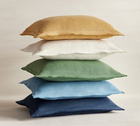 Galen Linen Lumbar Pillow