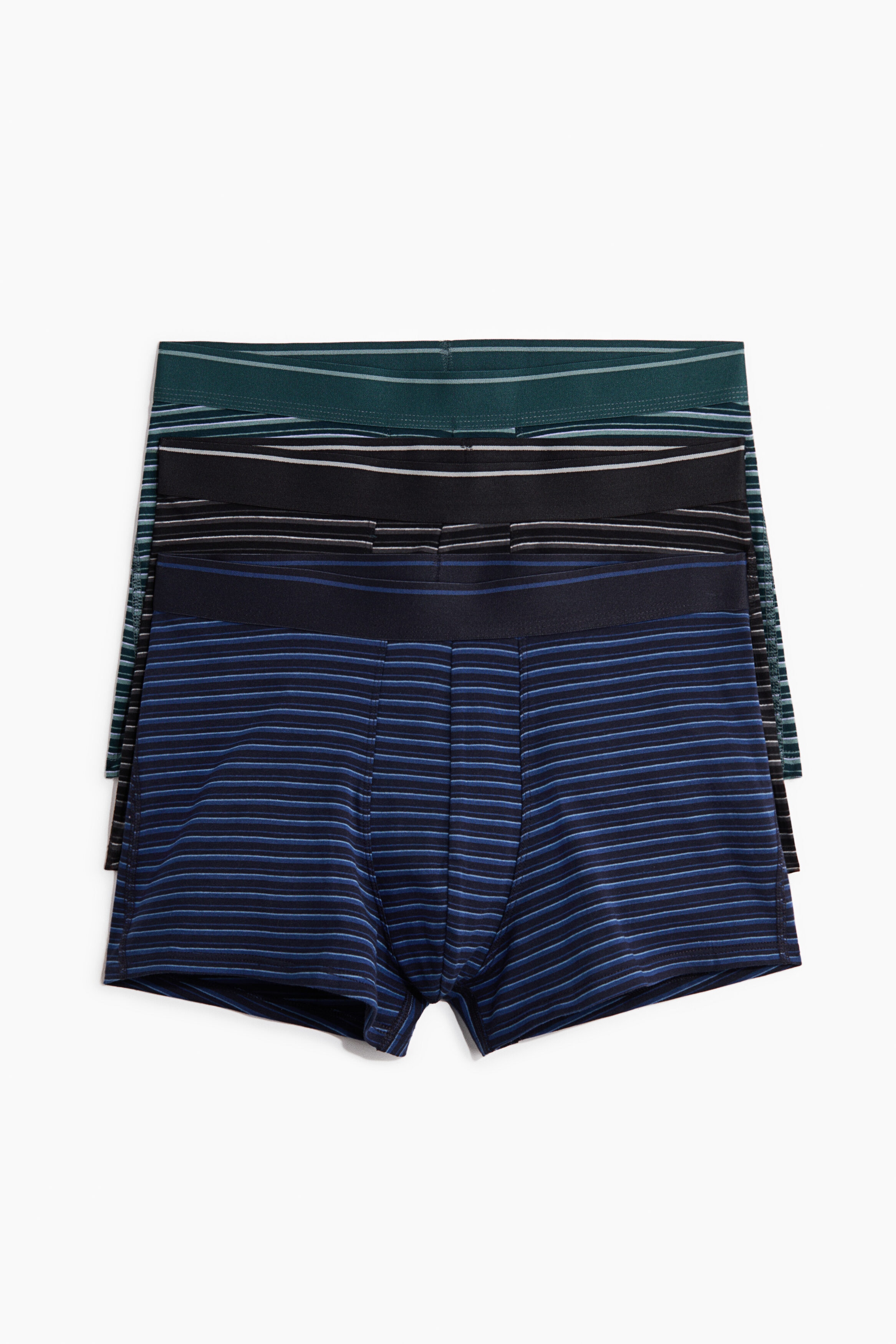 3-pack cotton short trunks