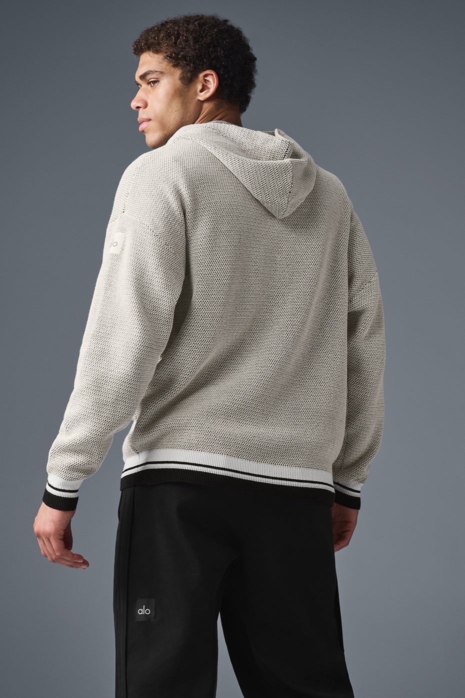 スウェット・トレーナー [Alo Yoga] Sports Club Sweater Knit Hoodie Sports Club Sweater Knit Hoodie | Alo Yoga UAE