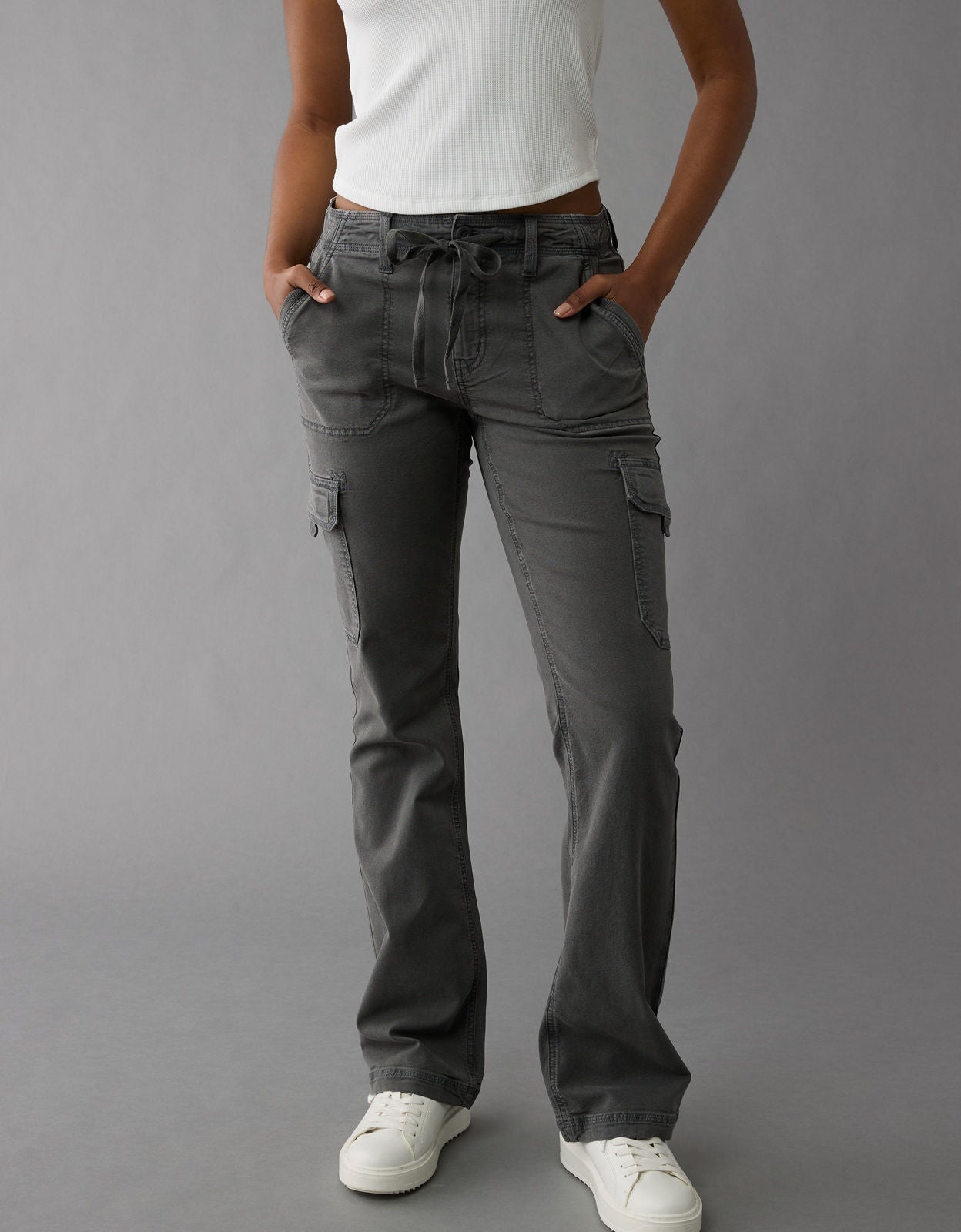 Buy AE Stretch Classic Bootcut Cargo Pant online | American Eagle Outfitters