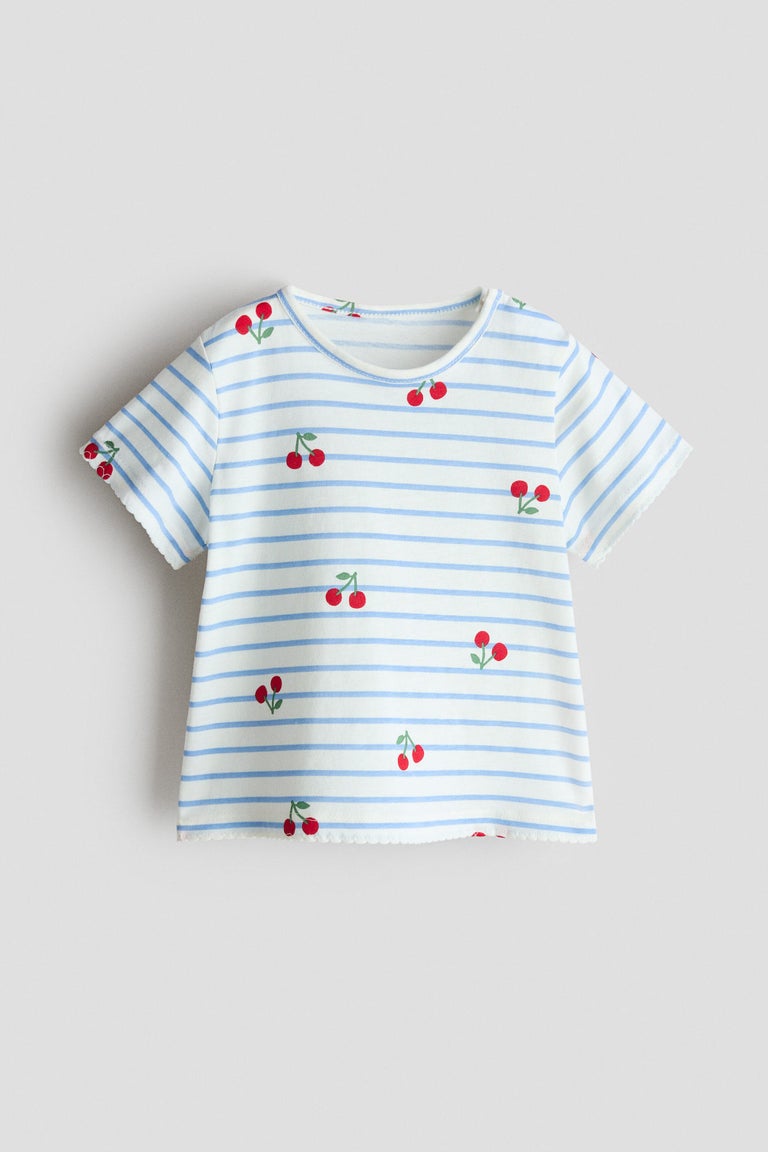 Printed cotton top Image 1 of 2