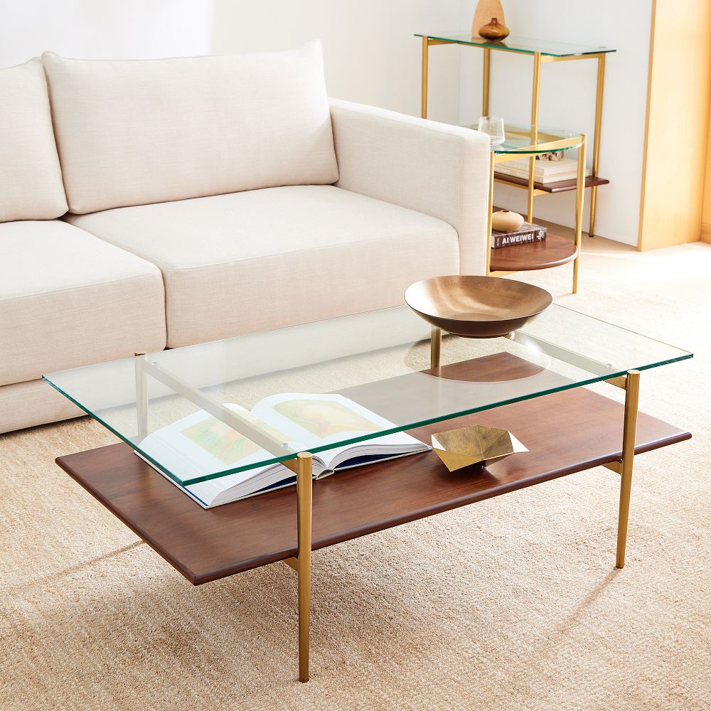 Mid-Century Art Display Coffee Table