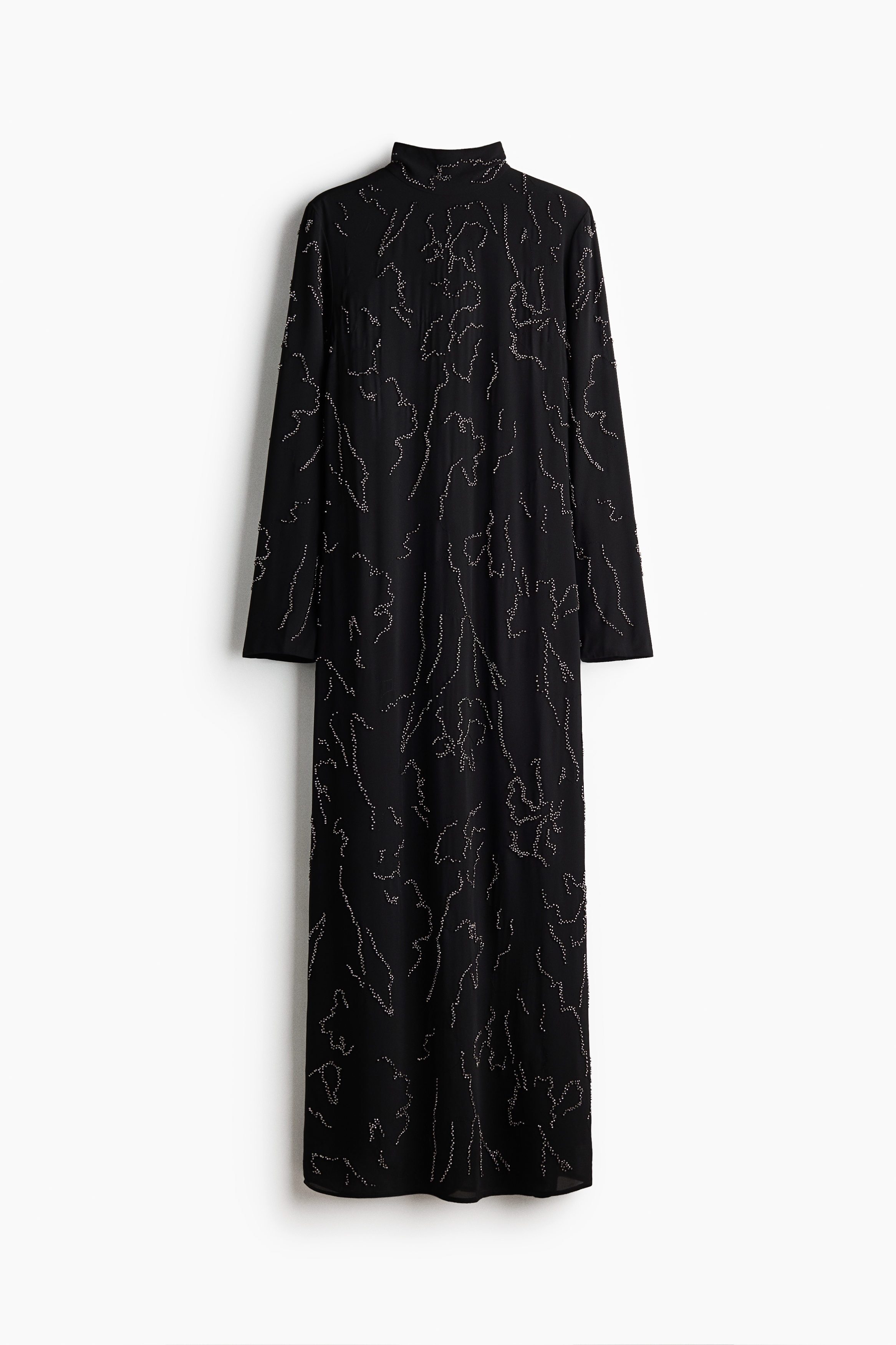 Bead-embellished maxi dress