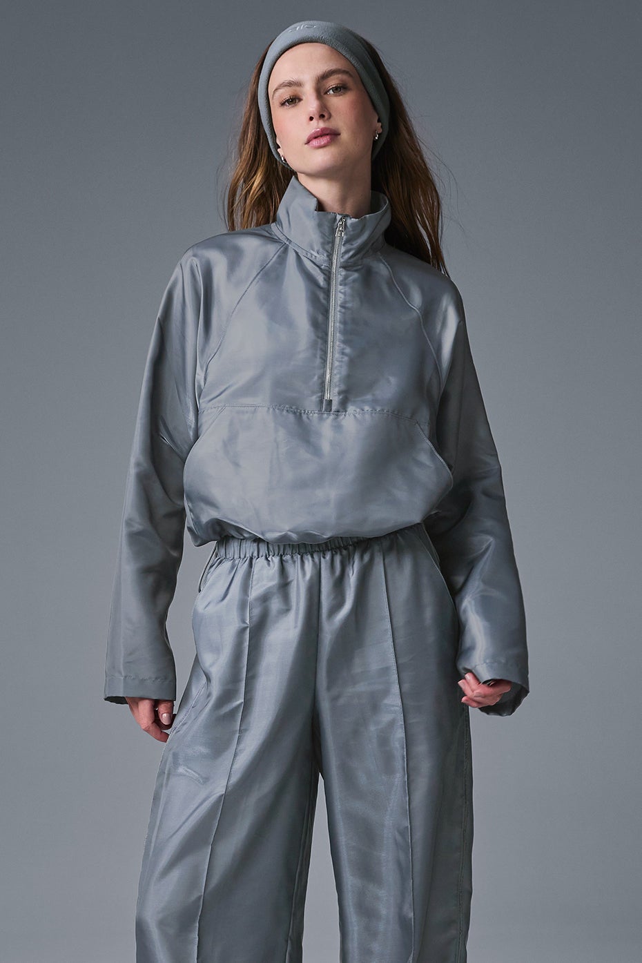 ルームウェア・パジャマ [Alo Yoga] Afterglow Wide Leg Track Pant Afterglow Wide Leg Track Pant - Winter Ivy | ALO