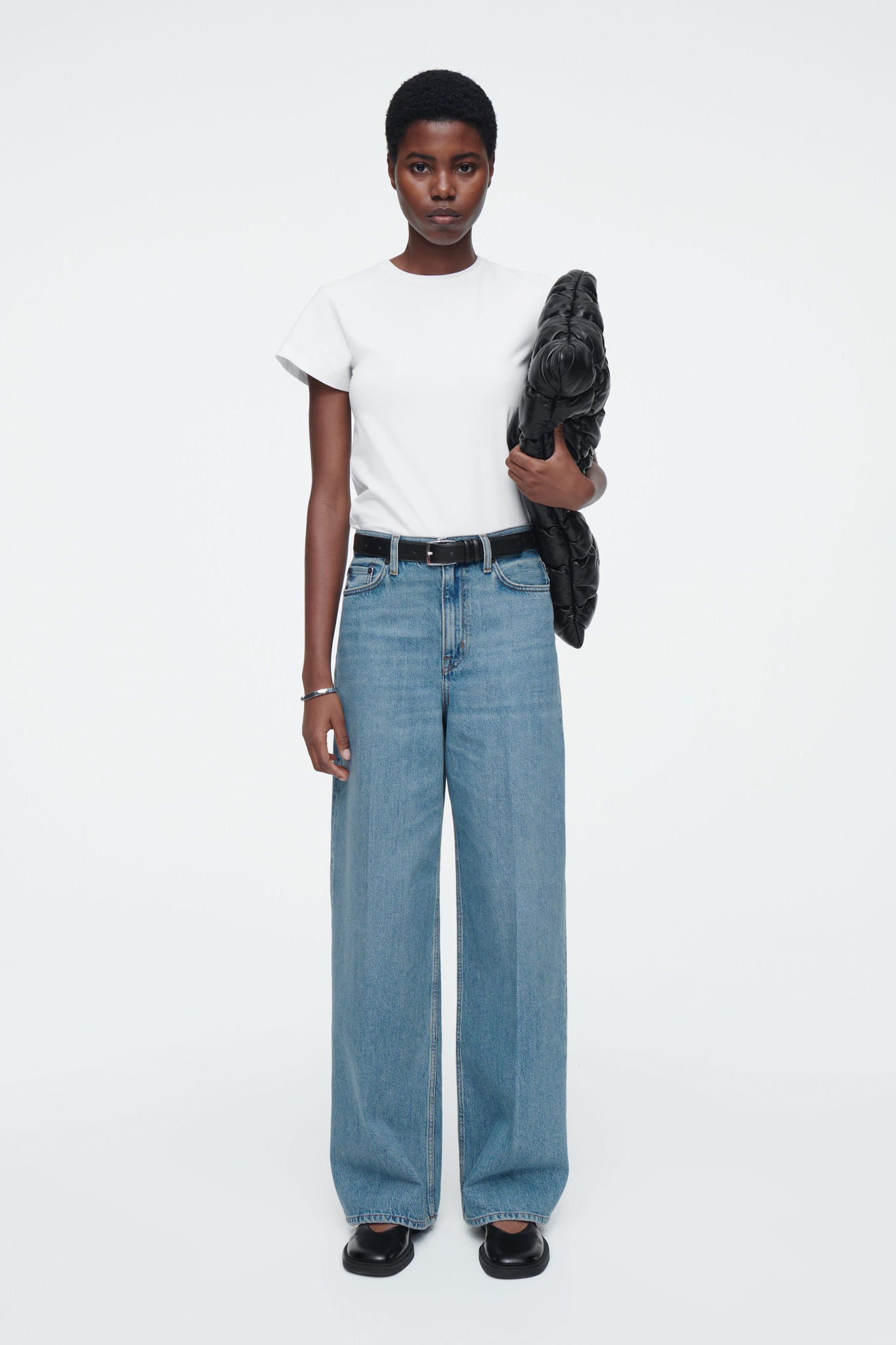 Wide-leg High-rise Full-length Jeans | COS Saudi Arabia