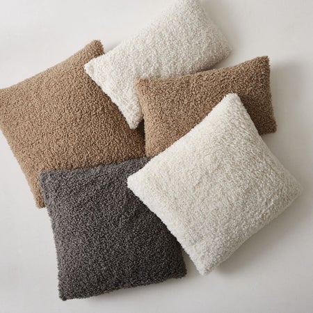 Faux Shearling Pillow Cover