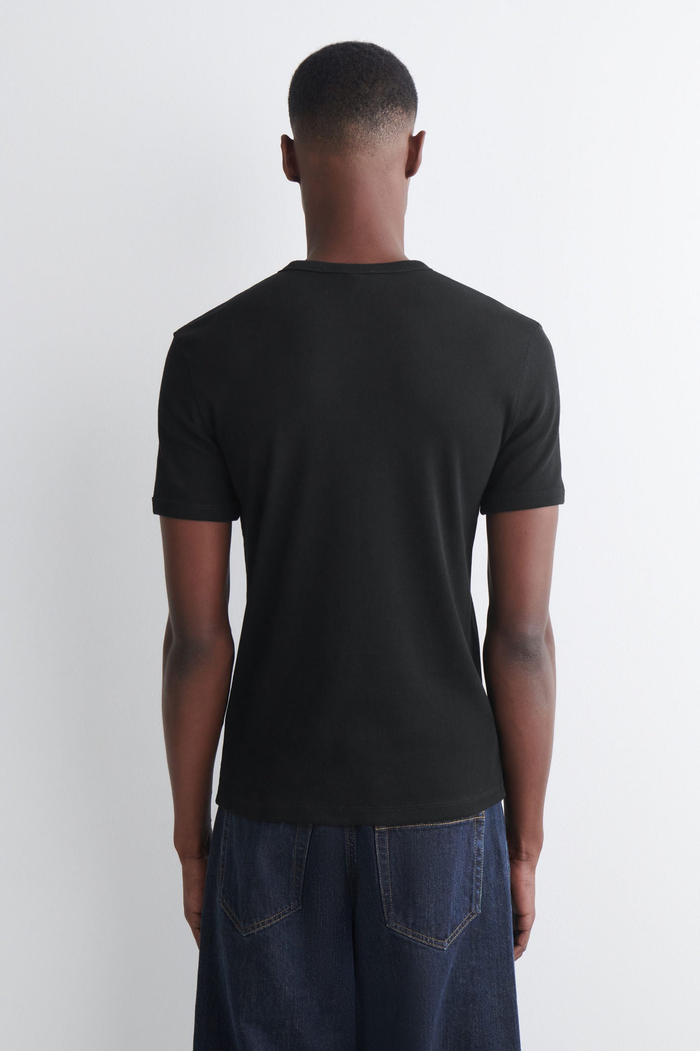 Slim Ribbed T-shirt | COS UAE