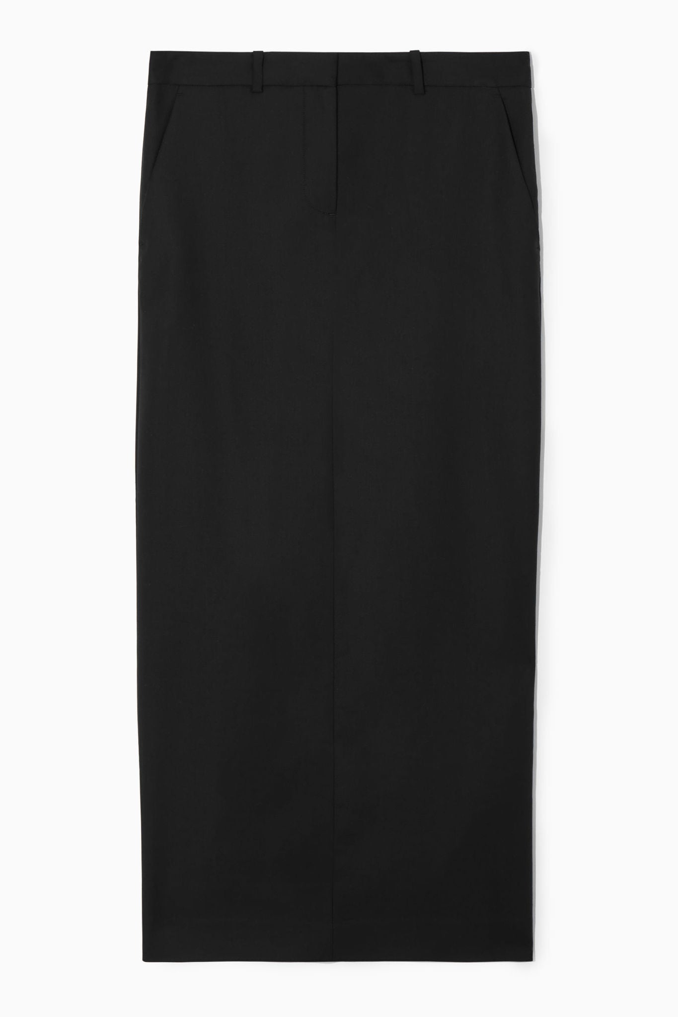 Shop WOOL COLUMN MAXI SKIRT online COS UAE