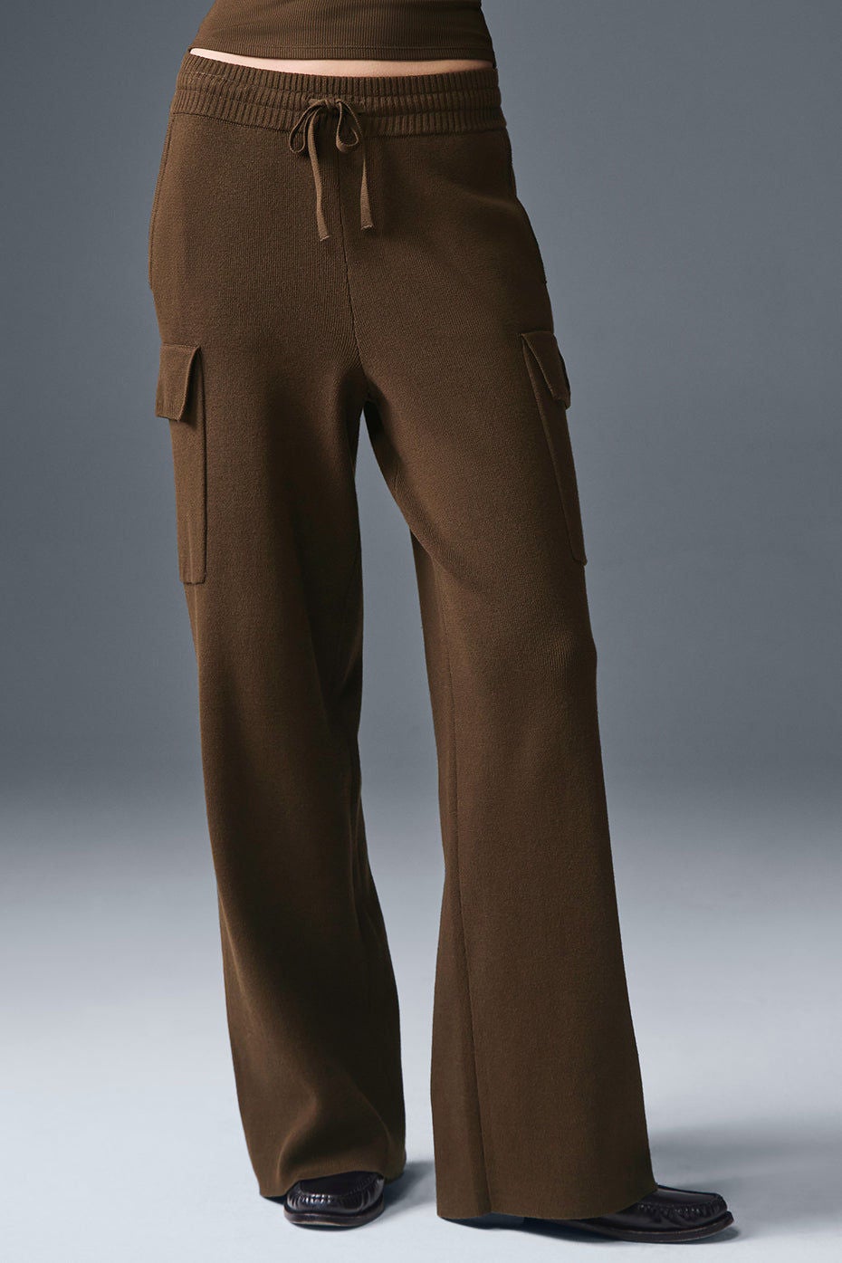 Scholar Knit High-waist Cargo Pant | ALO Yoga UAE