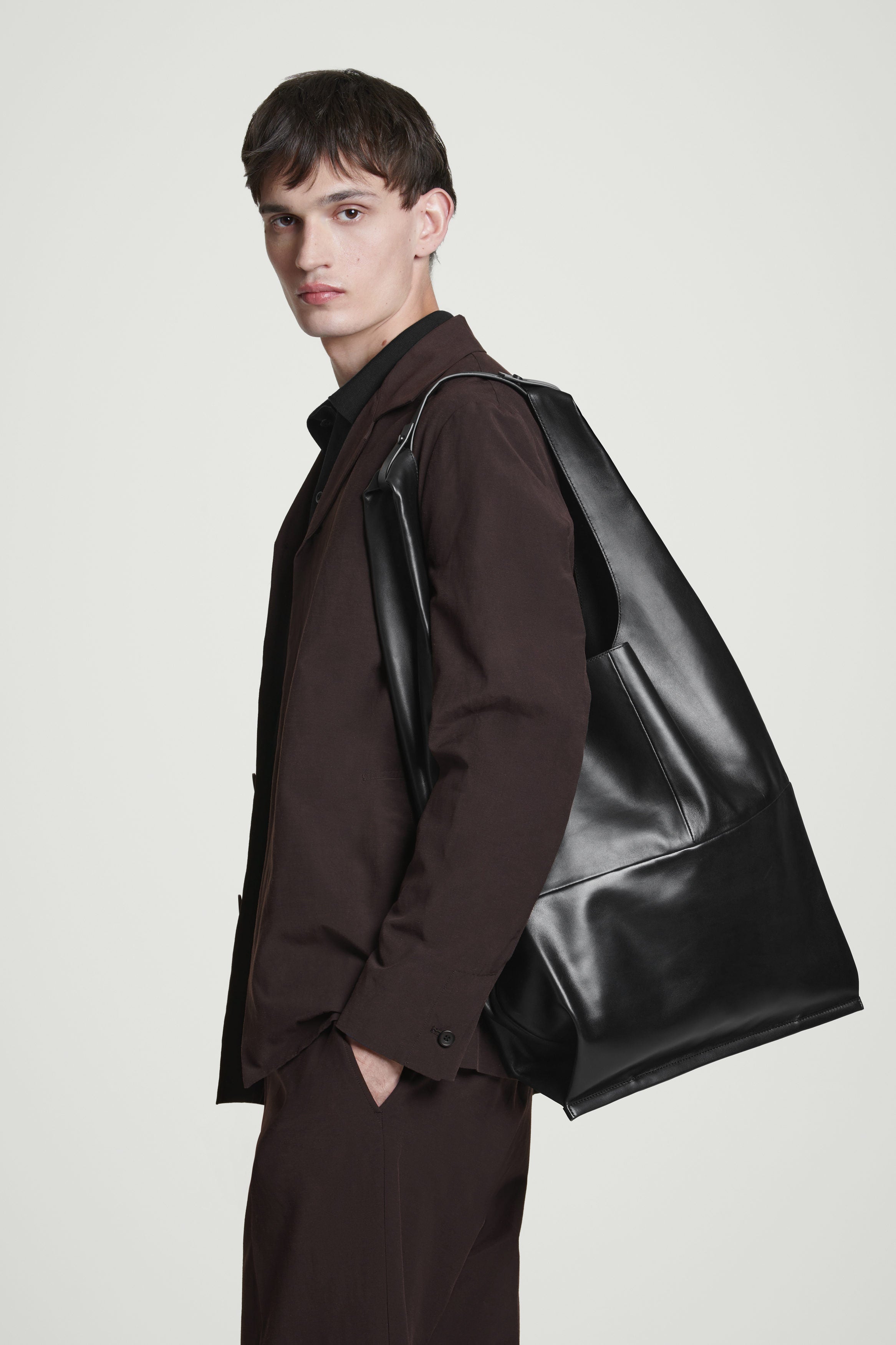 Slouchy Tote Bag - Leather | COS UAE
