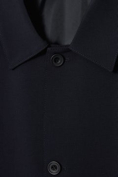 WOOL-BLEND CAR COAT — Blue dark 3