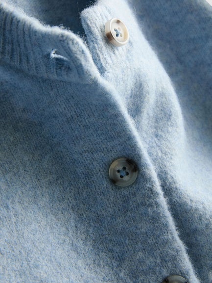 Essential Knitted Crew Neck Cardigan