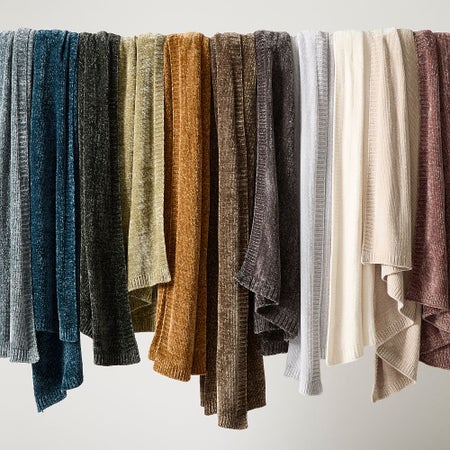 Luxe Chenille Throws