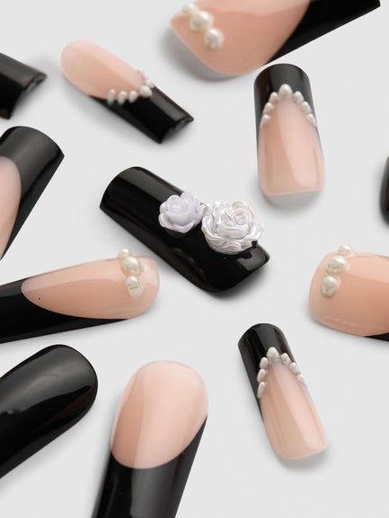 PS... Pro Long Square Gel Effect False Nails