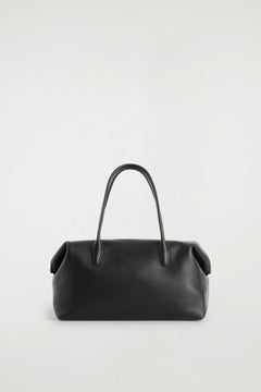 MONTMARTRE BOWLING BAG - LEATHER — Black dark 4