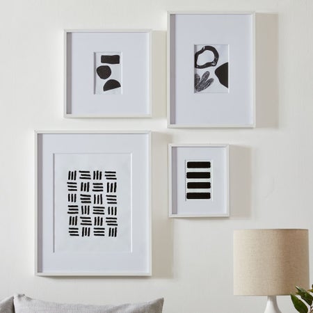 Metal Gallery Frames - White