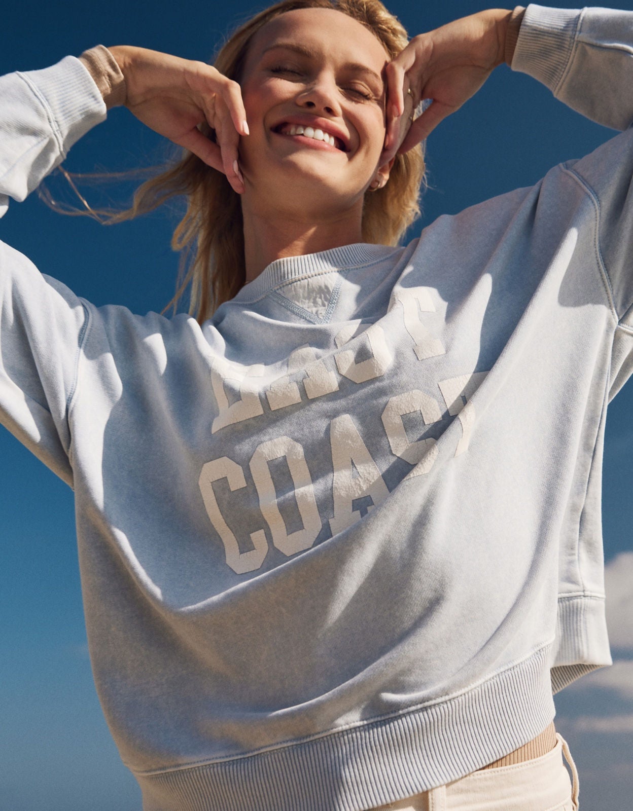 ae fleece vintage crew neck sweatshirt