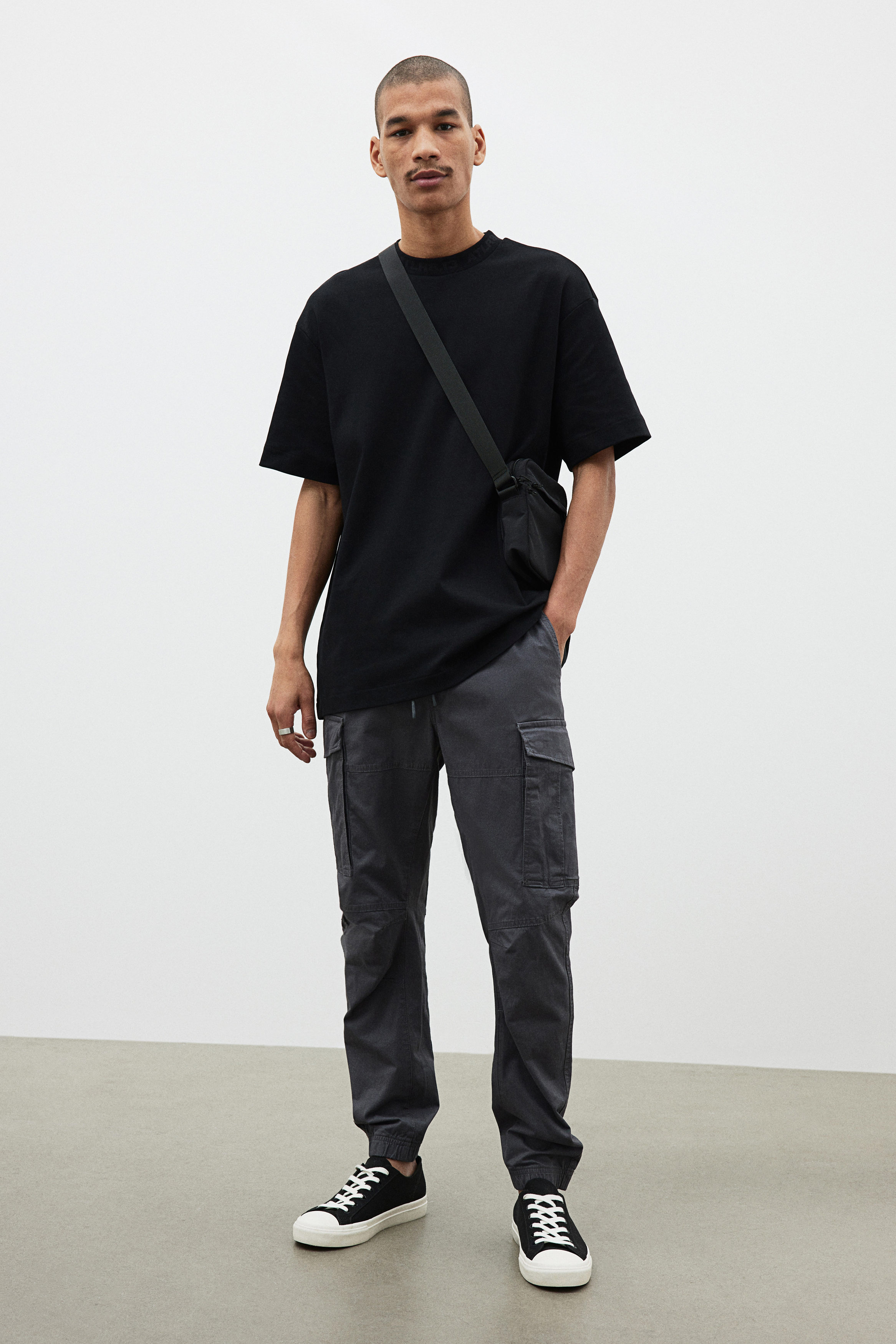 H&m cargo joggers mens sale